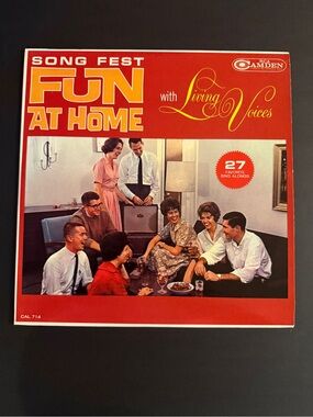 Any 3 for $50-Song fest-Fun at home-with living voices- vinyl record